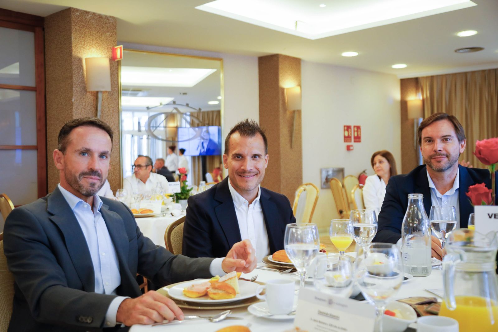 Imágenes del desayuno coloquio de Diario de Almería, con Jesús Barranco, CEO de La Unión