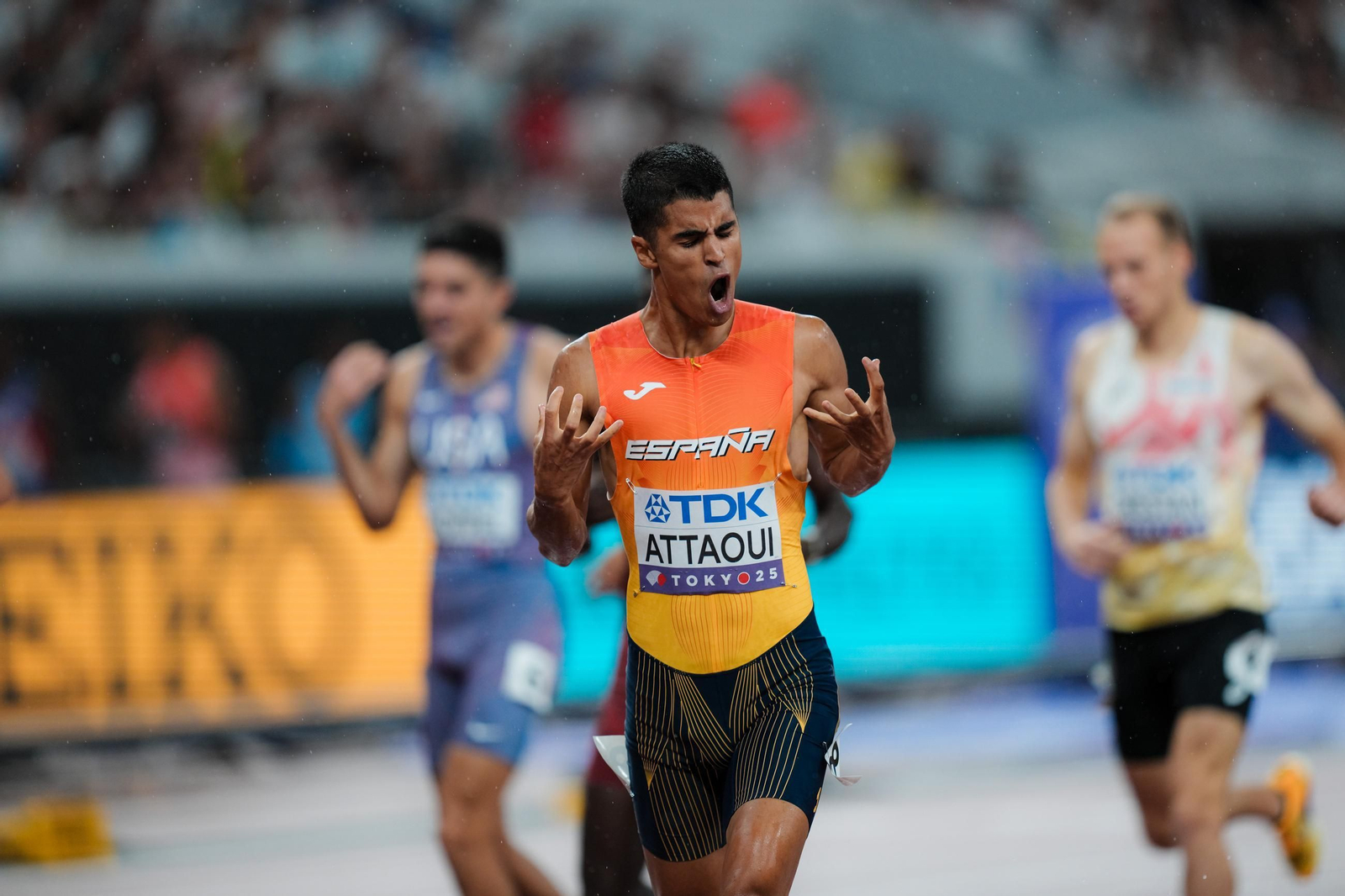 Las fotos del prometedor triunfo de Attaoui y del resto de la jornada del Mundial de Atletismo