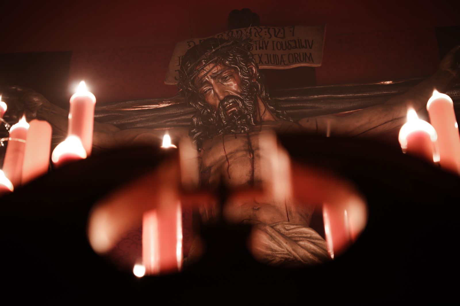 El imponente Cristo de las Almas