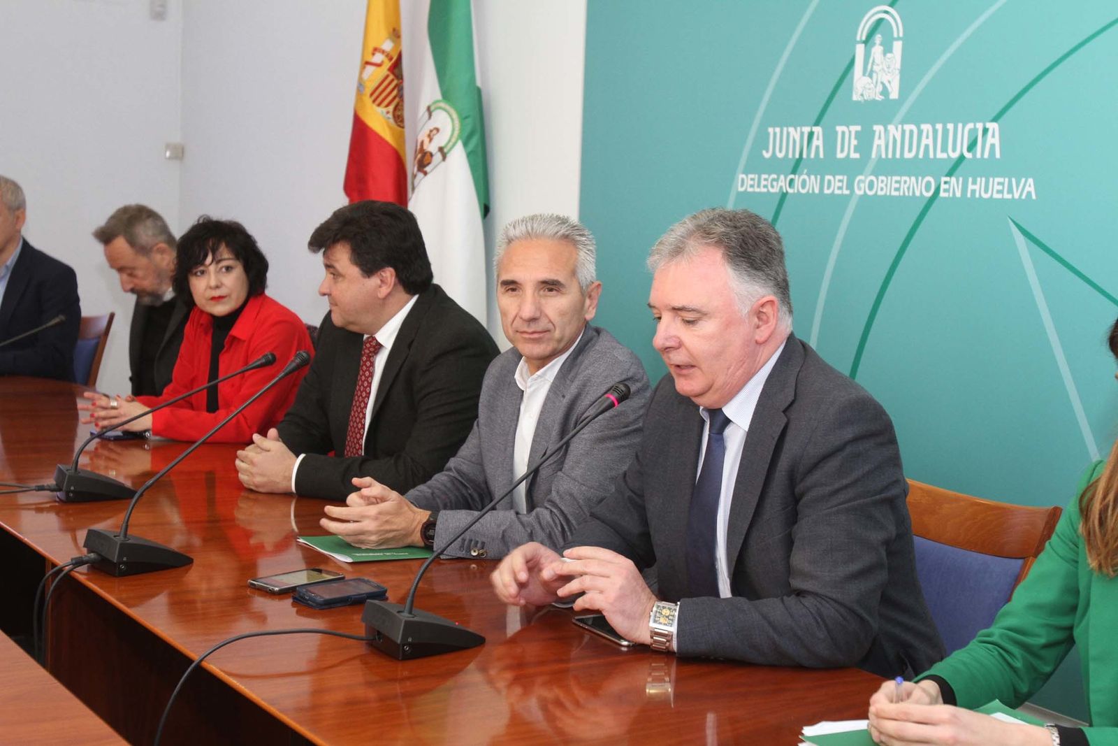 El consejero de Cultura, Miguel Ángel Vázquez, presenta el proyecto de rehabilitación del Banco de España como sede del Museo Arqueológico de Huelva.