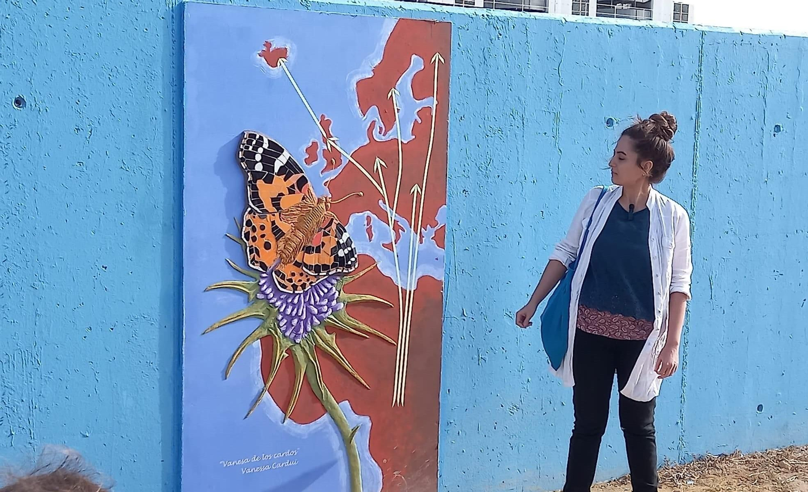 Torreblanca inaugura su tercer mosaico en el Jardín y Refugio de las Mariposas