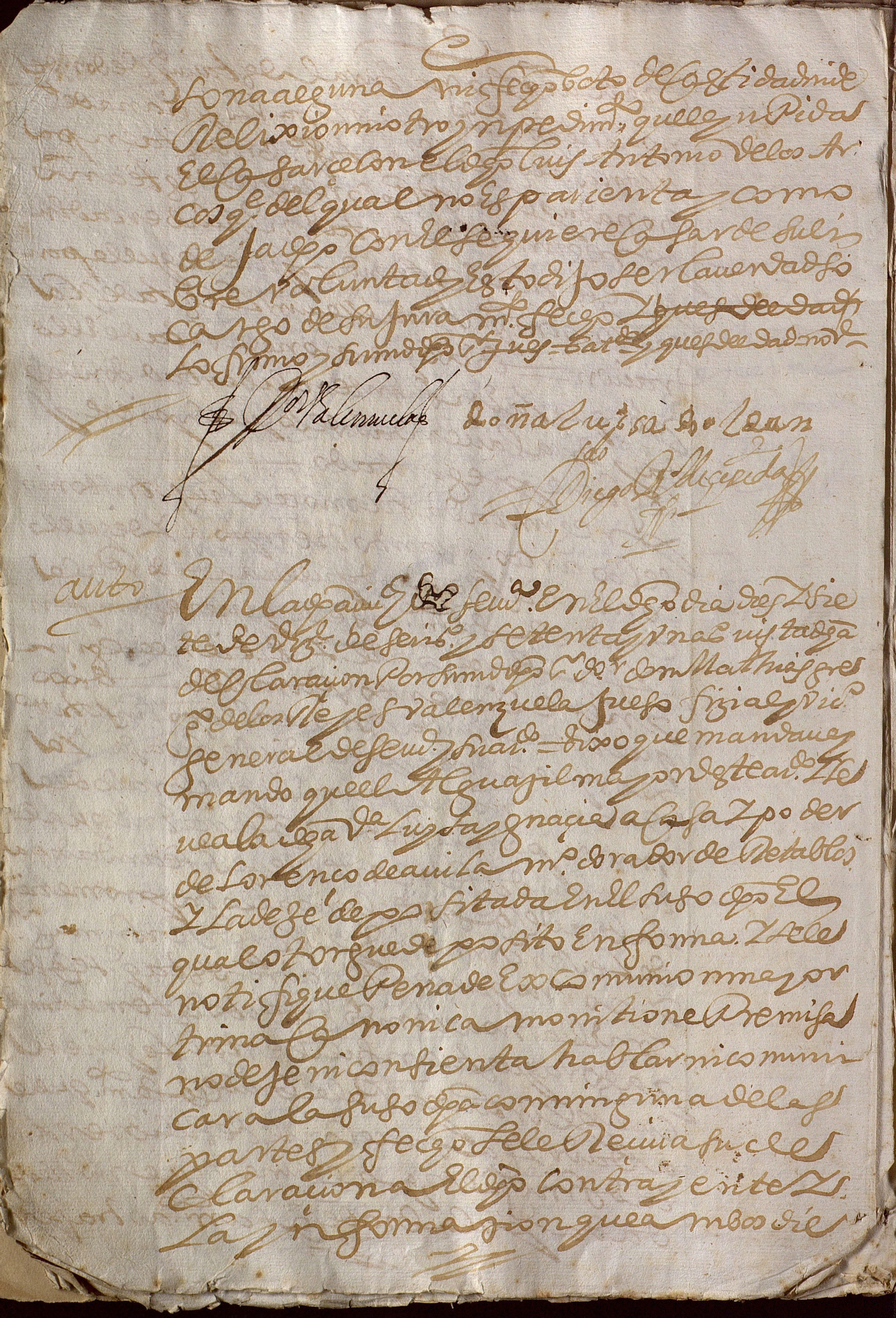 Expediente matrimonial de Luisa Roldán, "la Roldana". 1671. Archivo General del Arzobispado de Sevilla