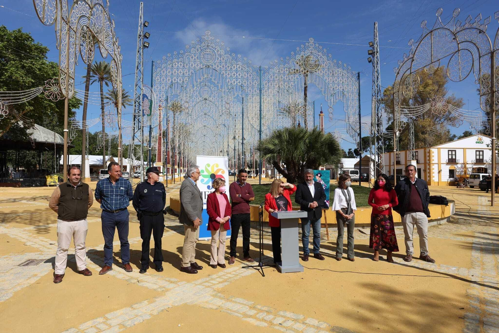 Siguen los preparativos en el González Hontoria por la Feria de Jerez