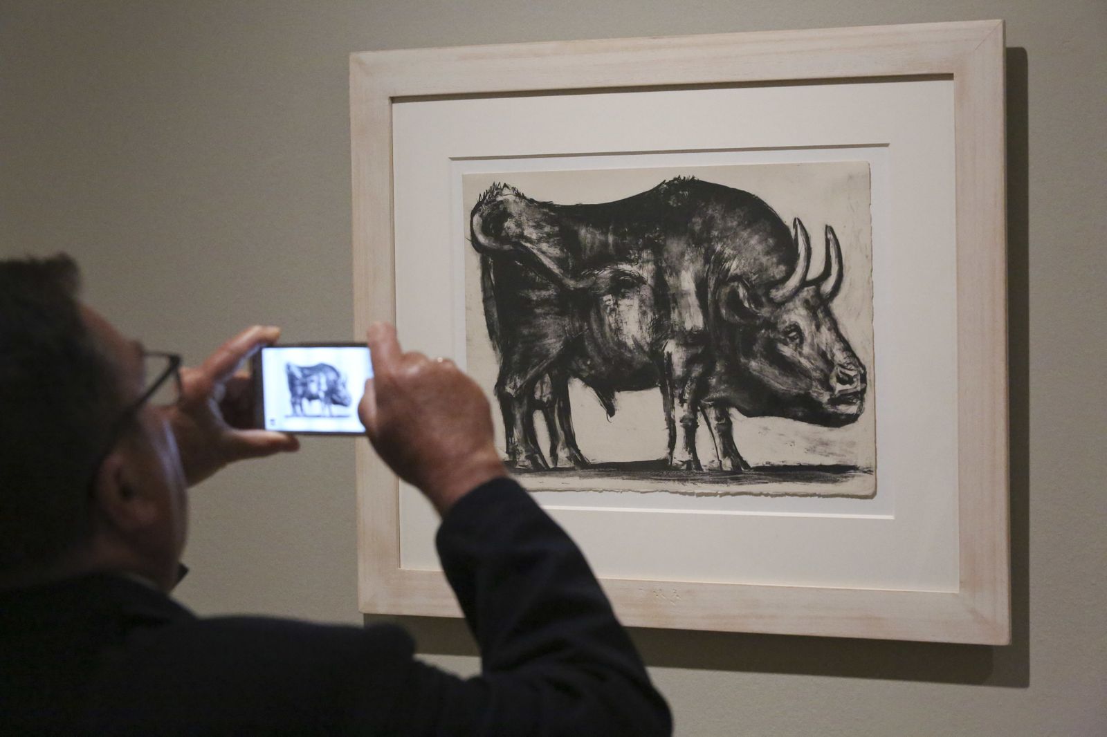 Una de las obras que forman parte de  'El bestiario de Picasso'.