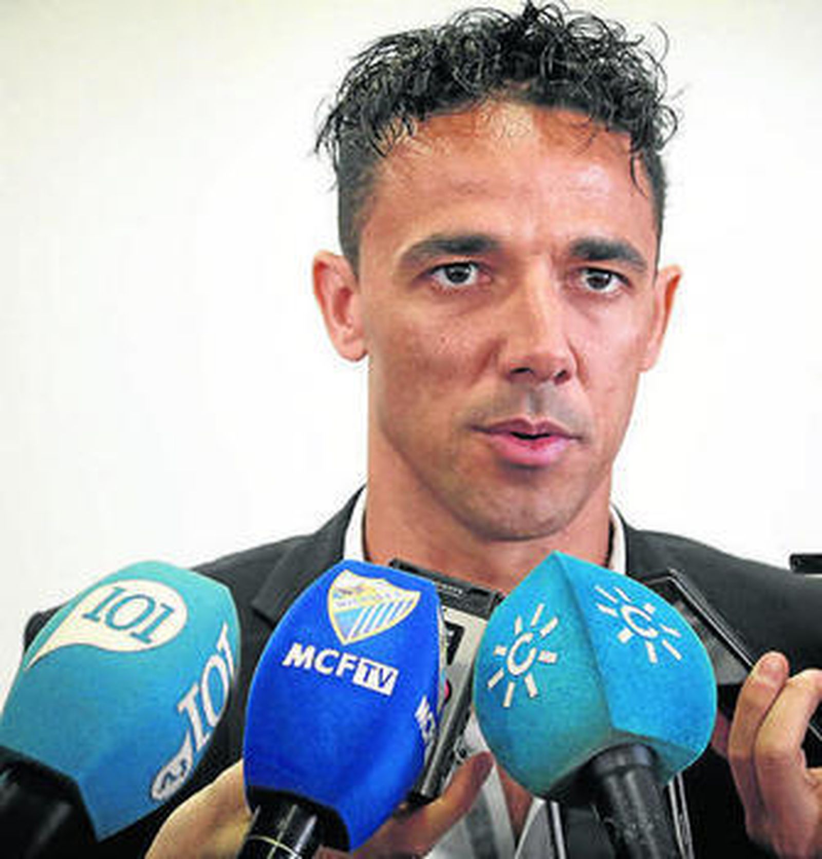 Weligton, ayer, tras presentar el 'Partido de la Provincia'.