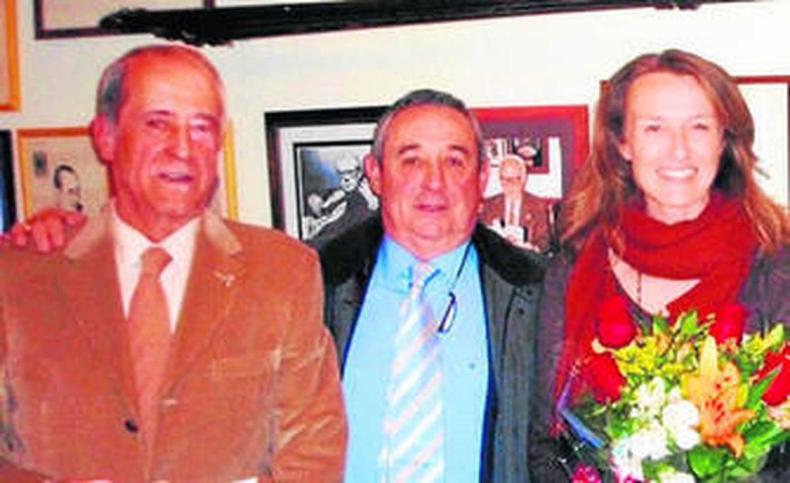 El ganadero José Joaquín Moreno Silva,' junto a su esposa.