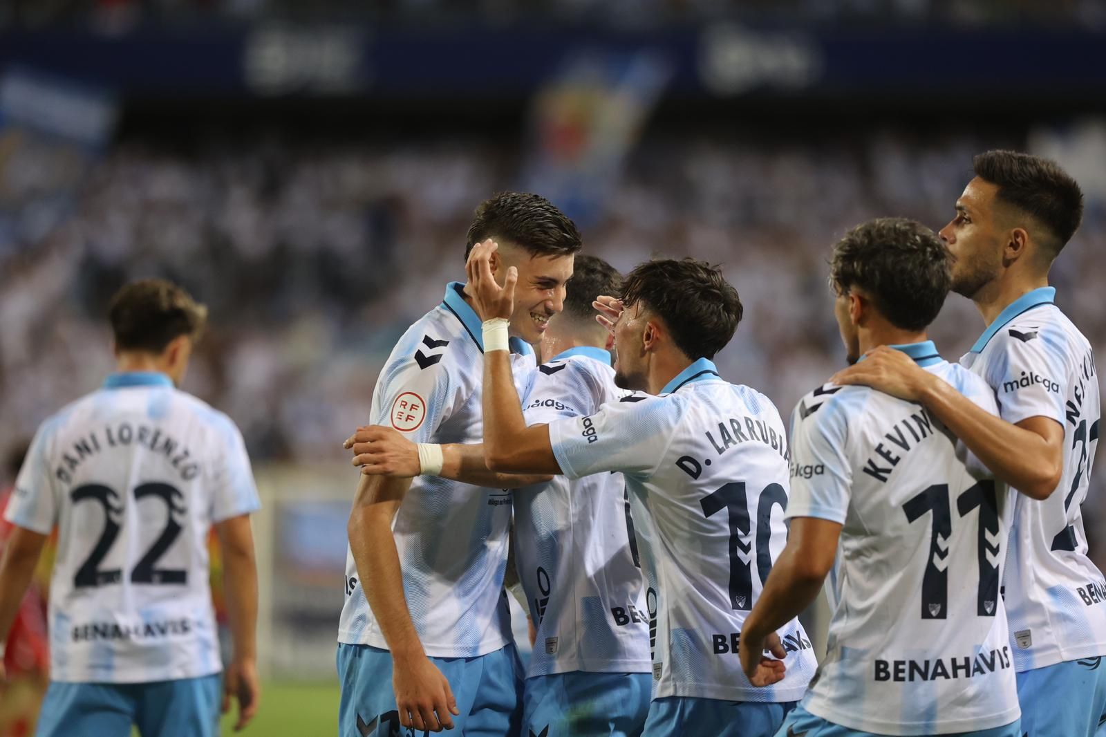 El Málaga CF-Atlético de Madrid B, en fotos