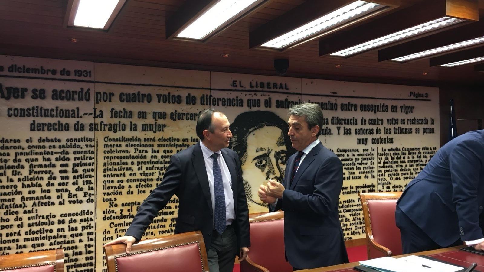 El prestigioso ganadero de Galapagar en una intervención en el Senado de España.