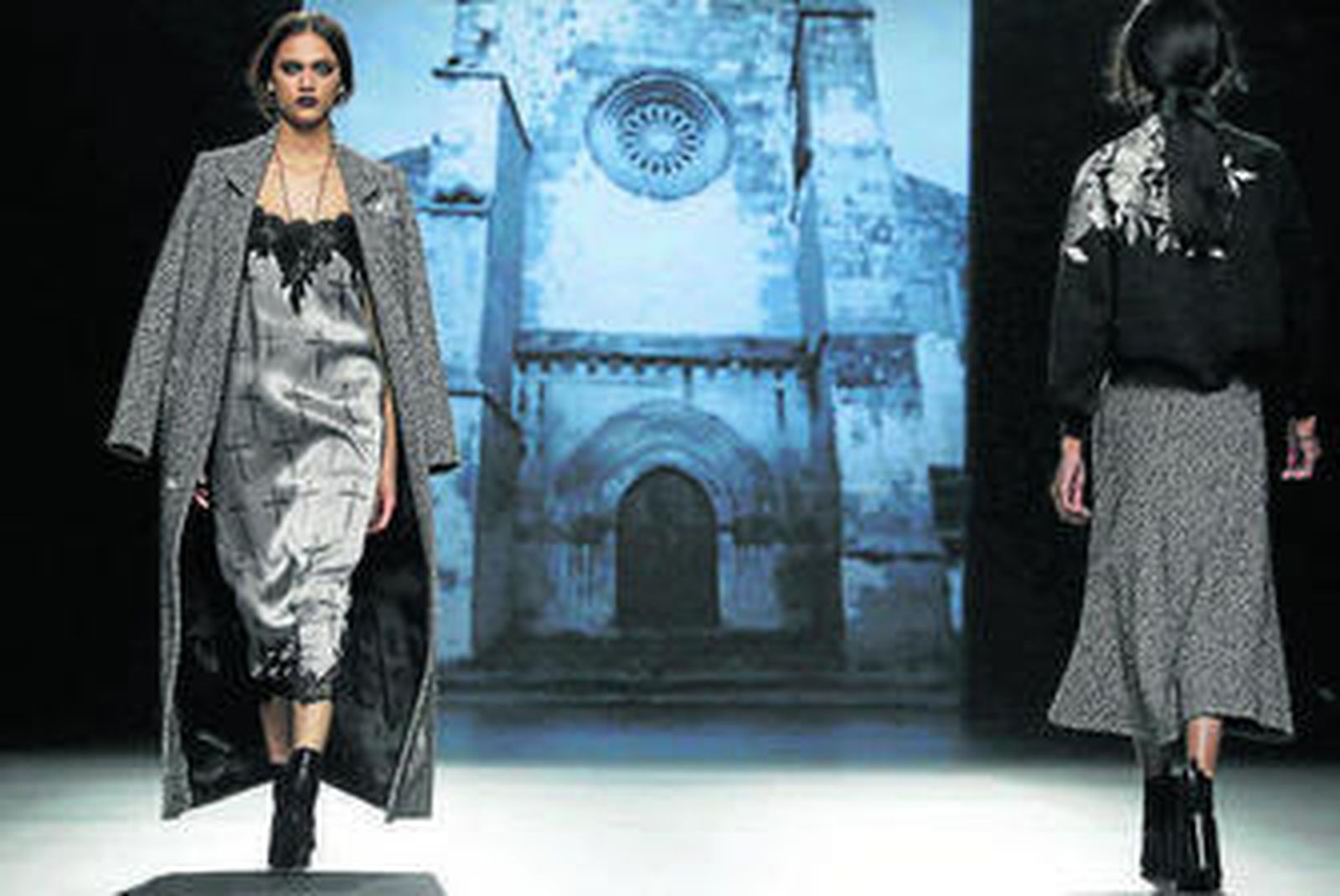 Un momento del desfile, en la Mercedes Benz-Fashion Week Madrid.