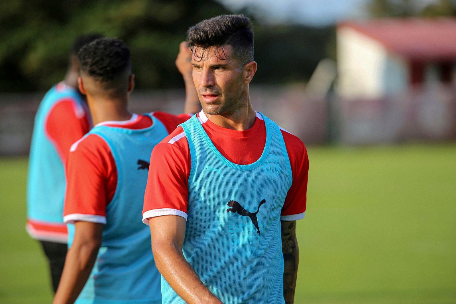 Willy Ledesma entrena con el Lugo.