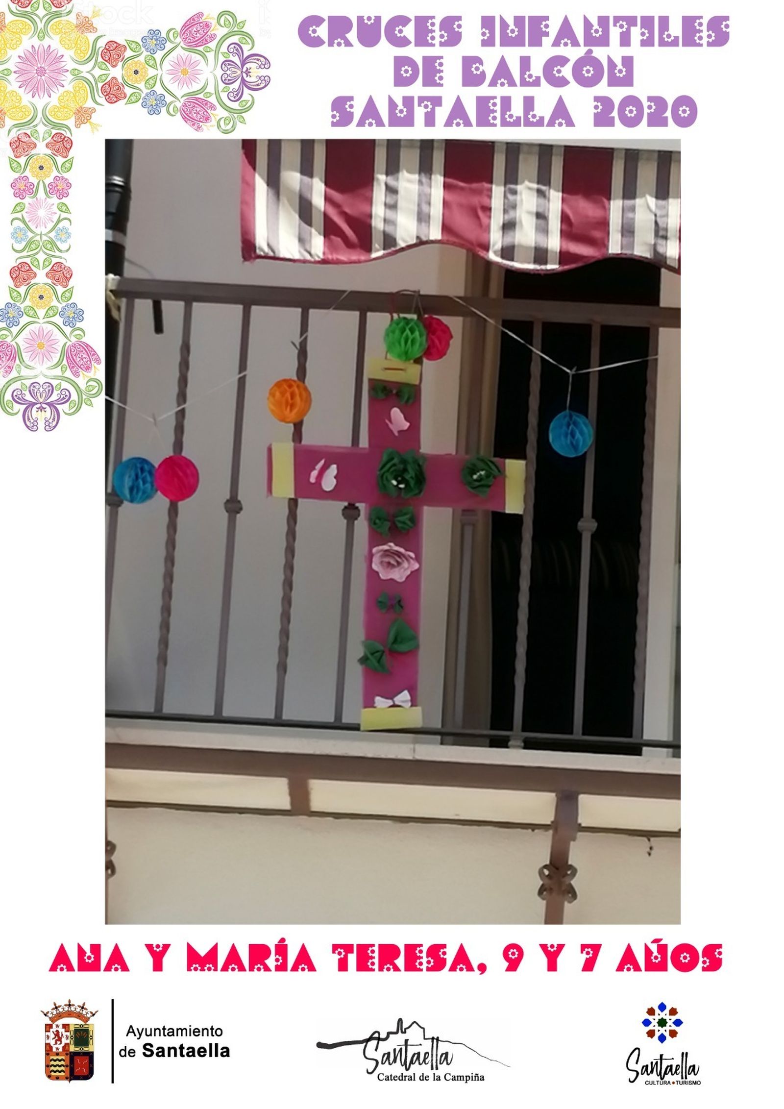 Así son las Cruces de Mayo de los niños de Santaella