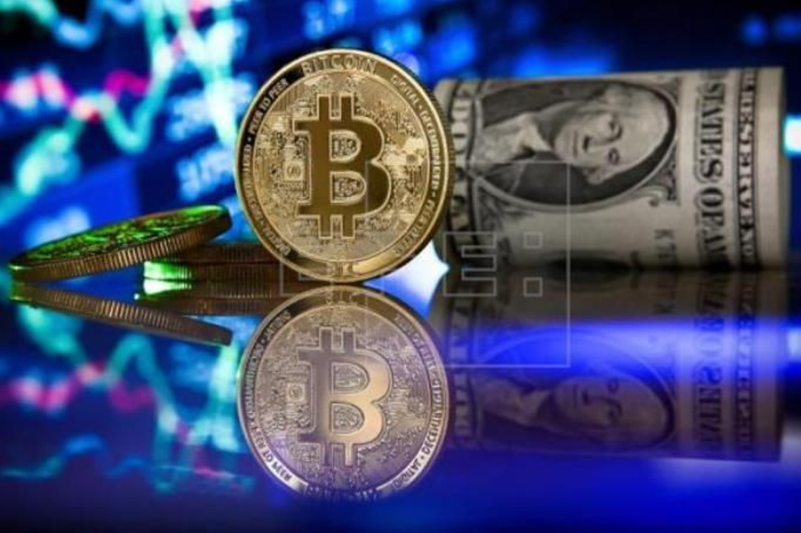 Un bitcoin en una imagen de archivo Un bitcoin en una imagen de archivo