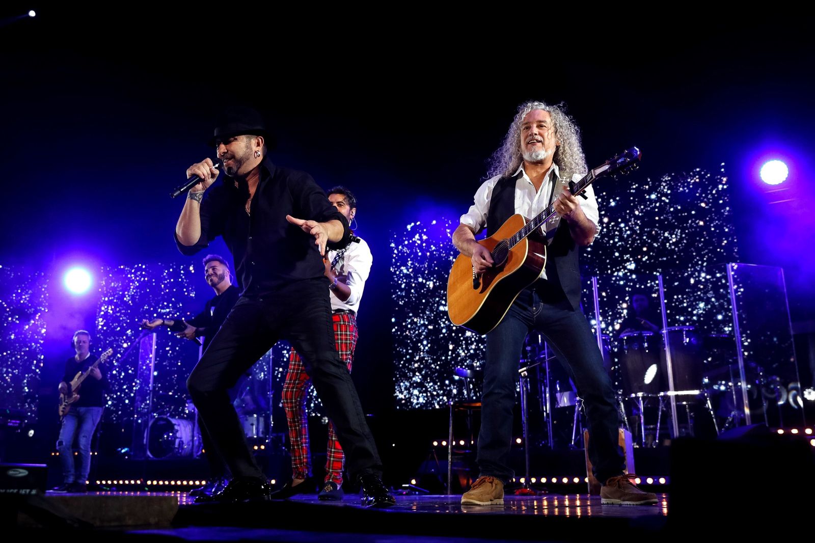 José Luis Figuereo Franco 'El Barrio', durante su actuación en el Palacio de los Deportes de Madrid.