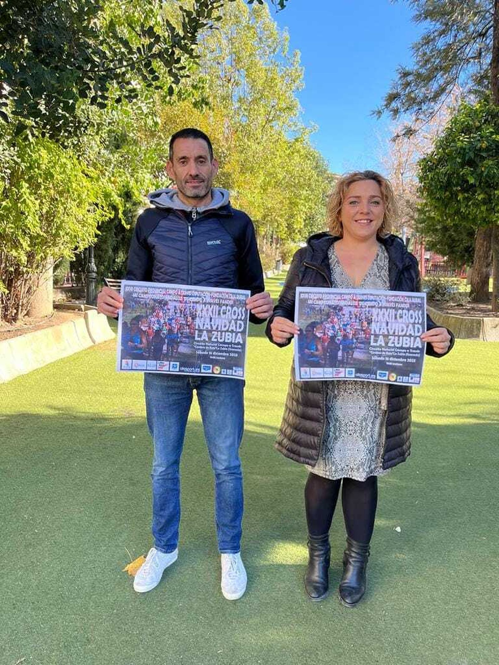 Jacob Yáñez junto a Puri López, alcaldesa de La Zubia.