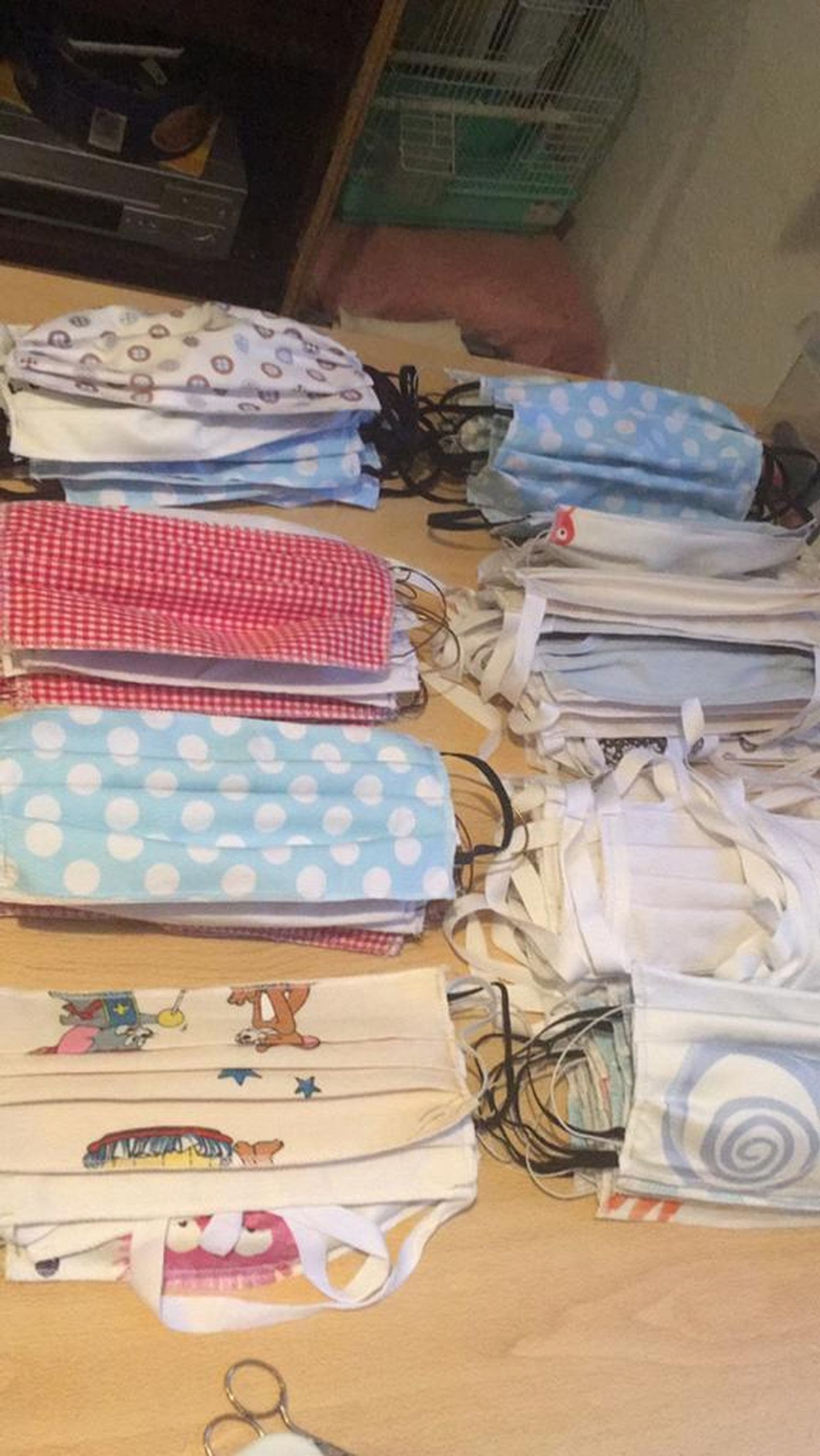 Los distintos diseños que crearon.