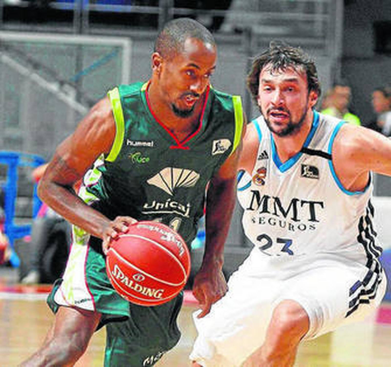 Calloway se zafa de la marca del madridista Llull.