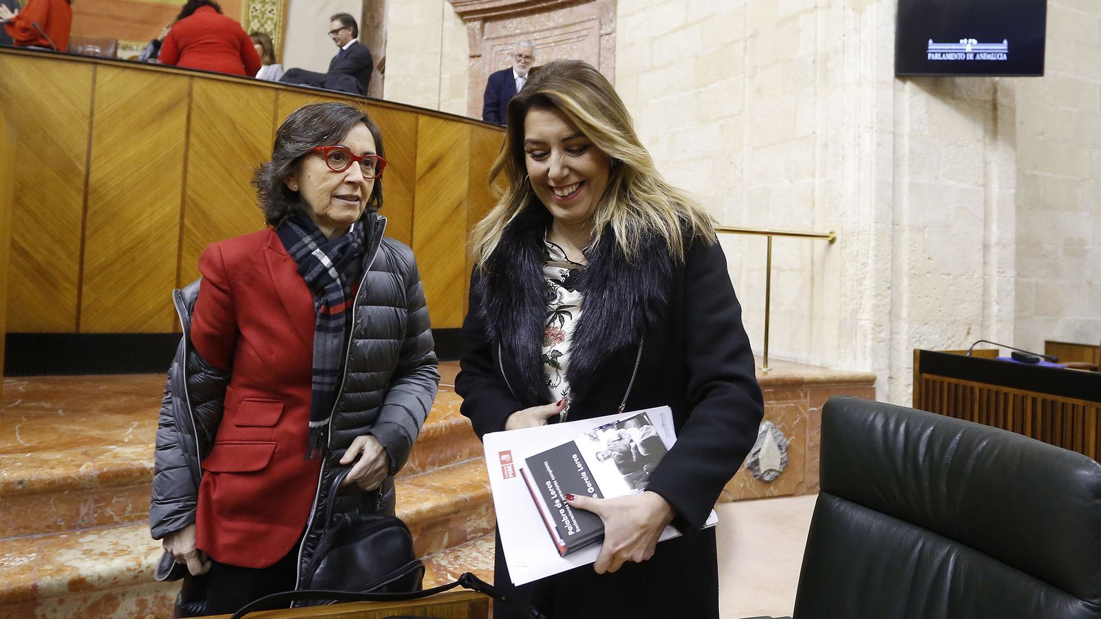 Susana Díaz y Rosa Aguilar.