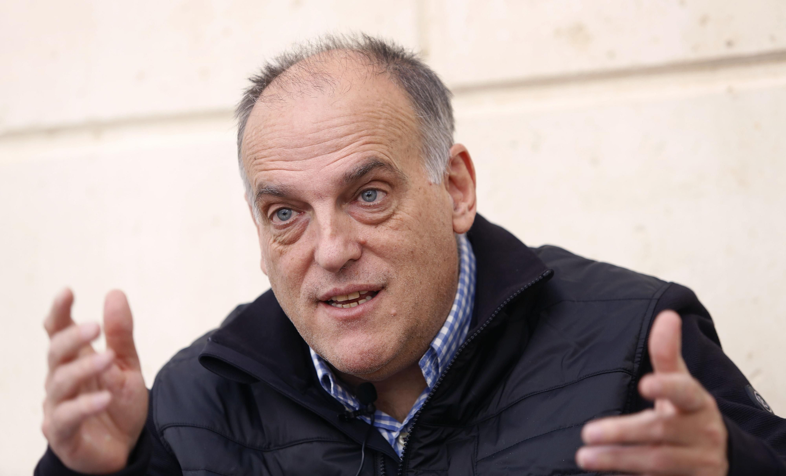 Las fotos de la entrevista a Javier Tebas