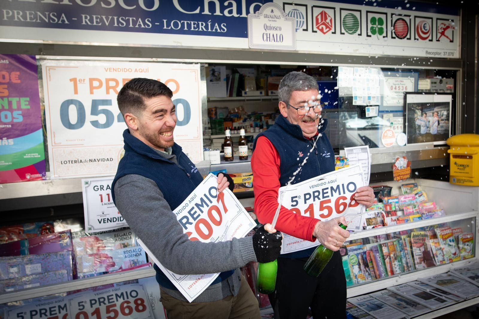 Esta es la suerte de Granada en los quintos premios, en imágenes