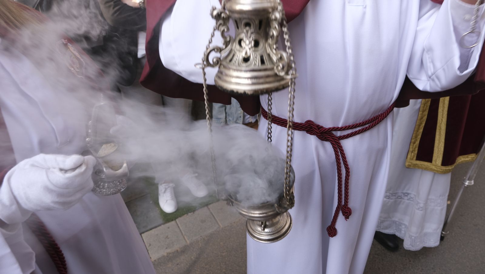 Fotogalería procesión de la Santa Cena. Semana Santa de Almería 2022.