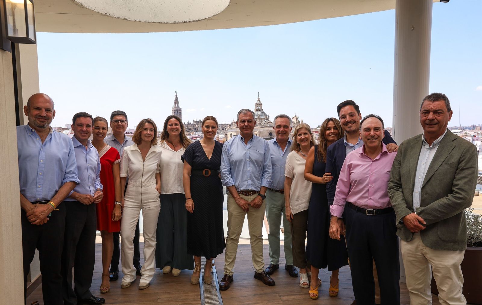 Los concejales electos del PP.