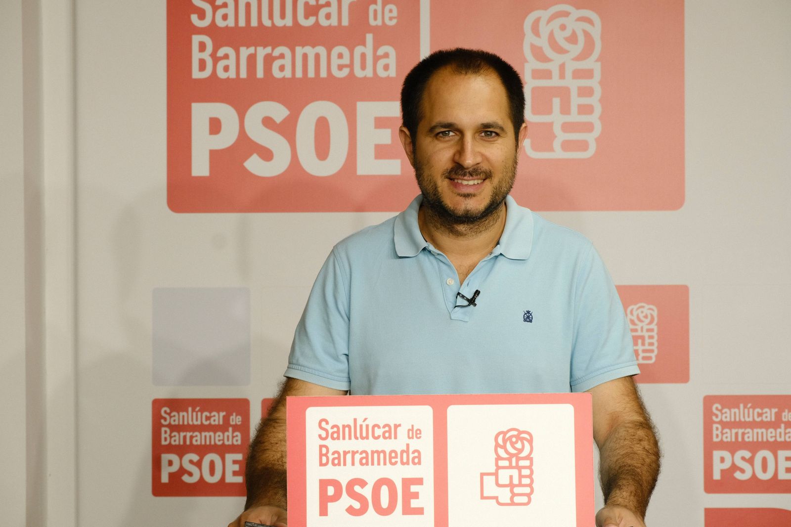 Pacote Pizarro, número 3 de la lista electoral del PSOE de Sanlúcar.