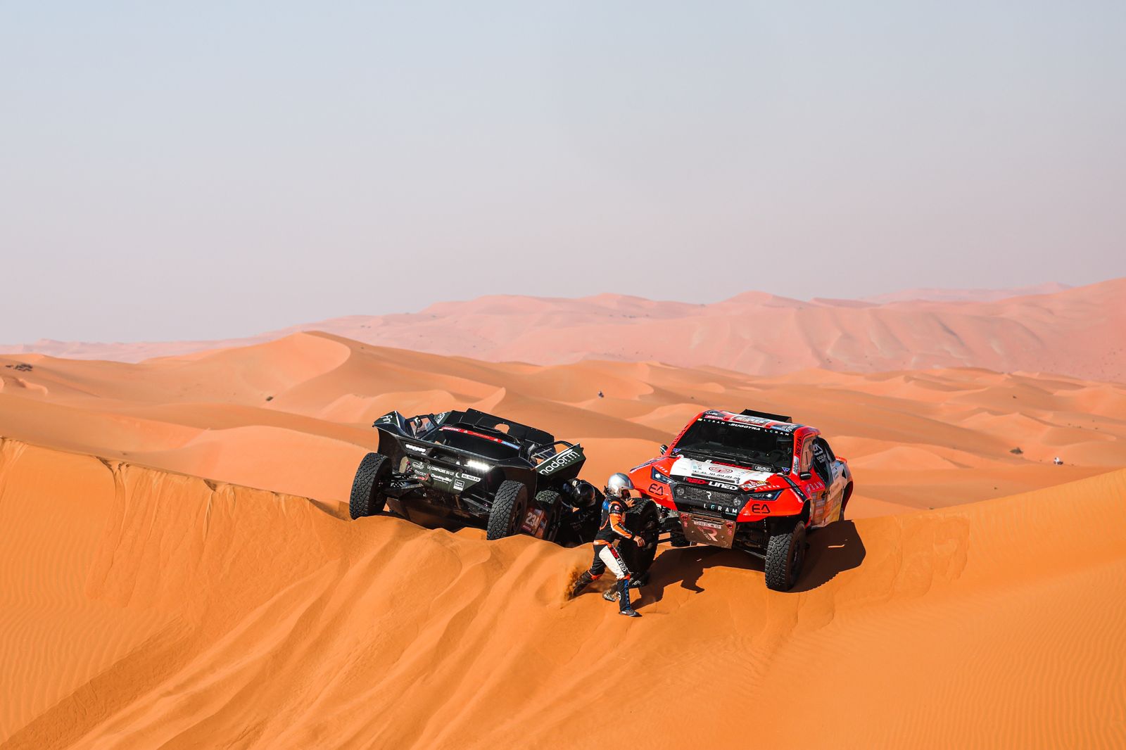 Las mejores fotos del Dakar por las dunas