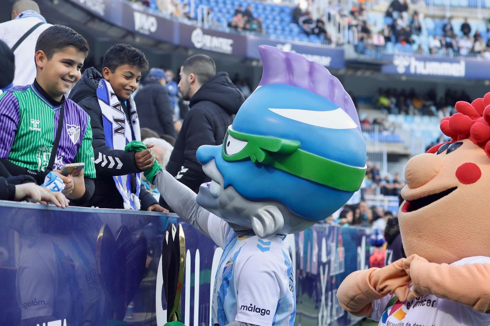 Búscate en las gradas de La Rosaleda en el Málaga-Levante