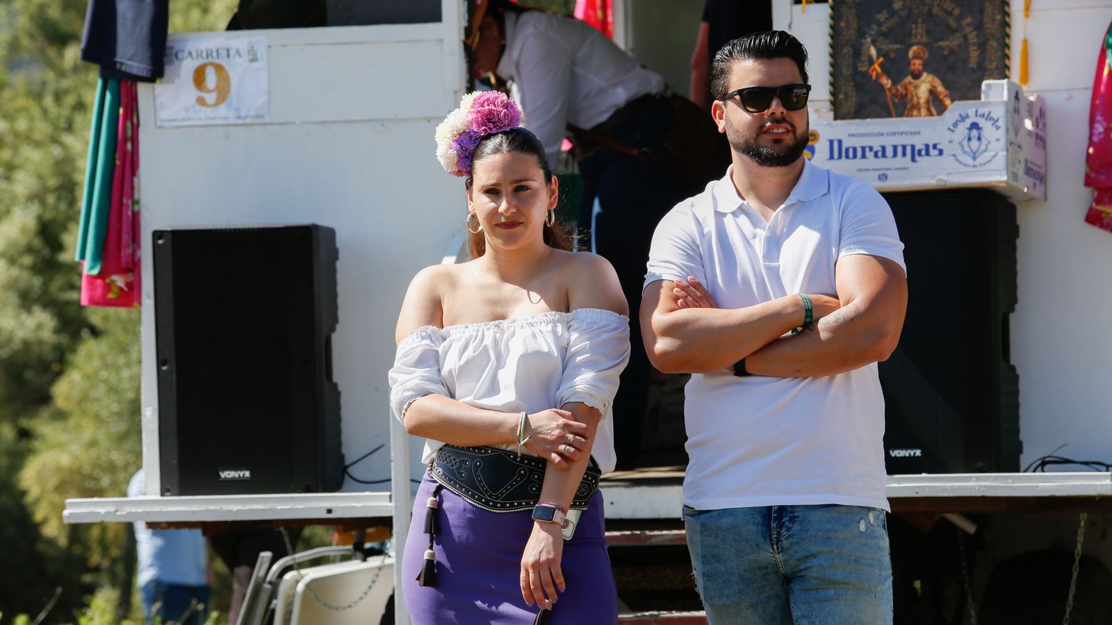 Búscate en las fotos del domingo en la romería de Los Barrios