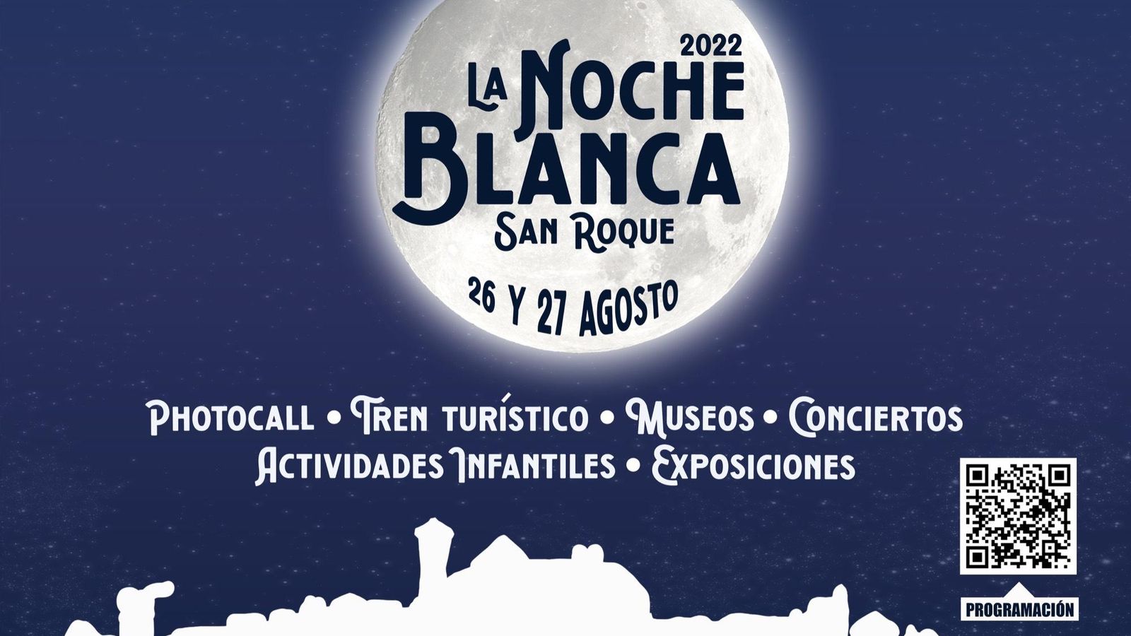Cartel de la Noche Blanca de San Roque