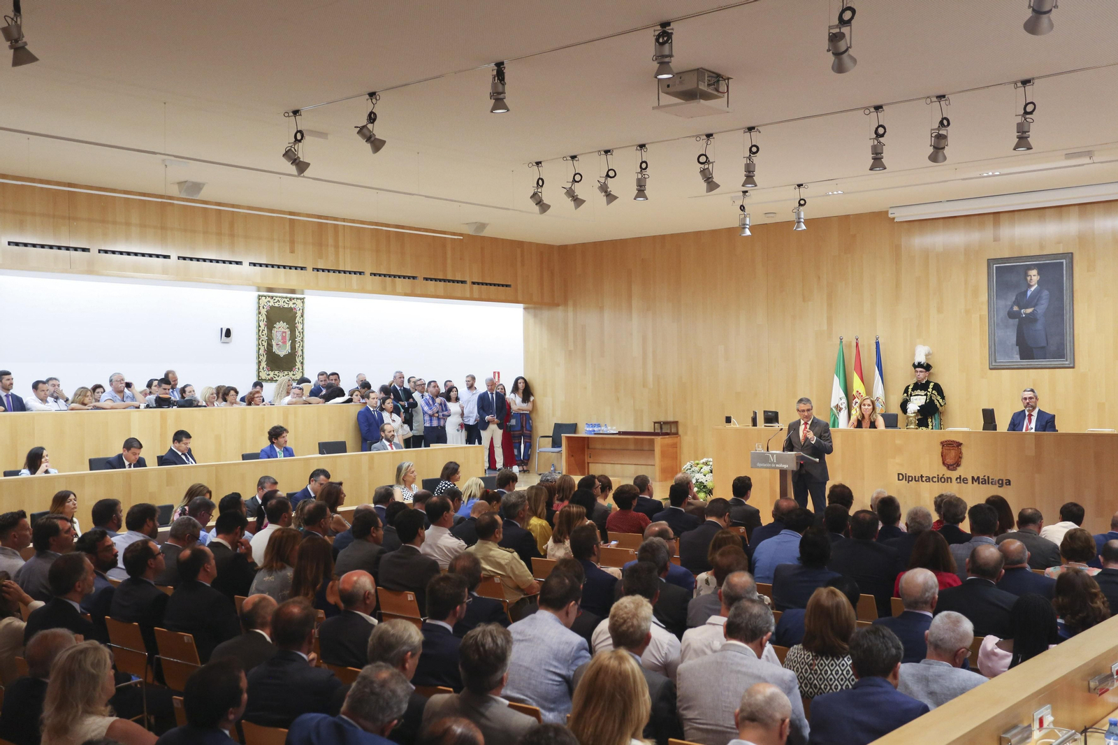 Las fotos del Pleno de la constitución de la Diputación de Málaga
