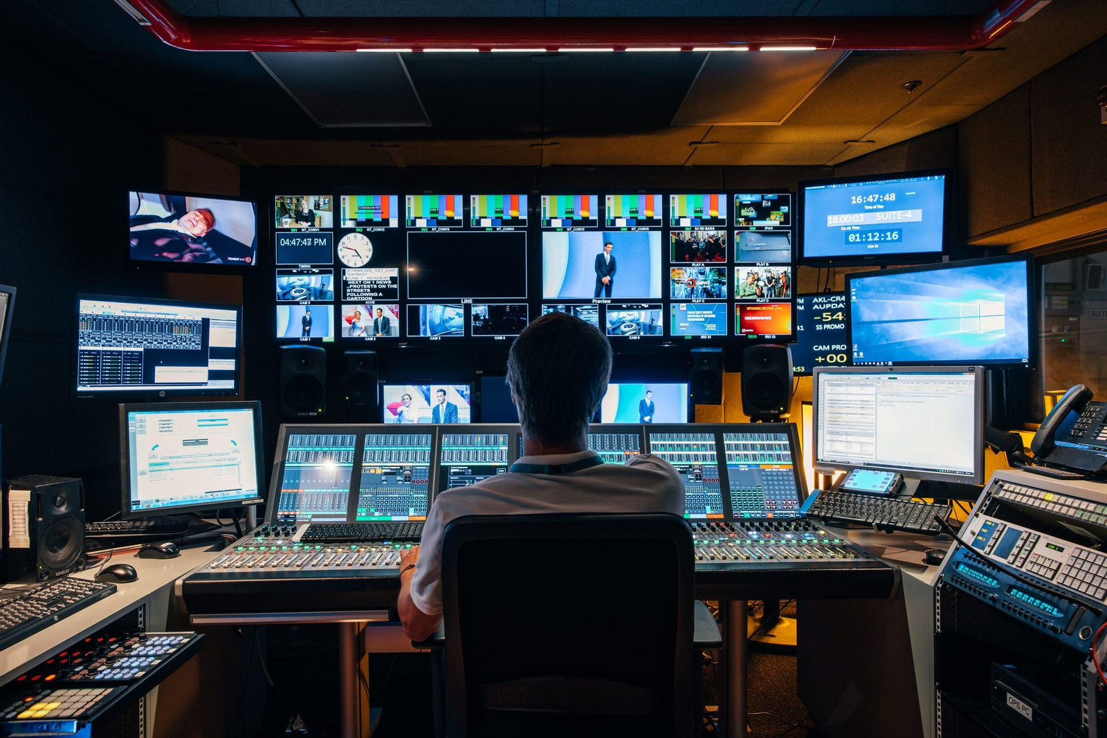 Un control de realización de una cadena de la TDT