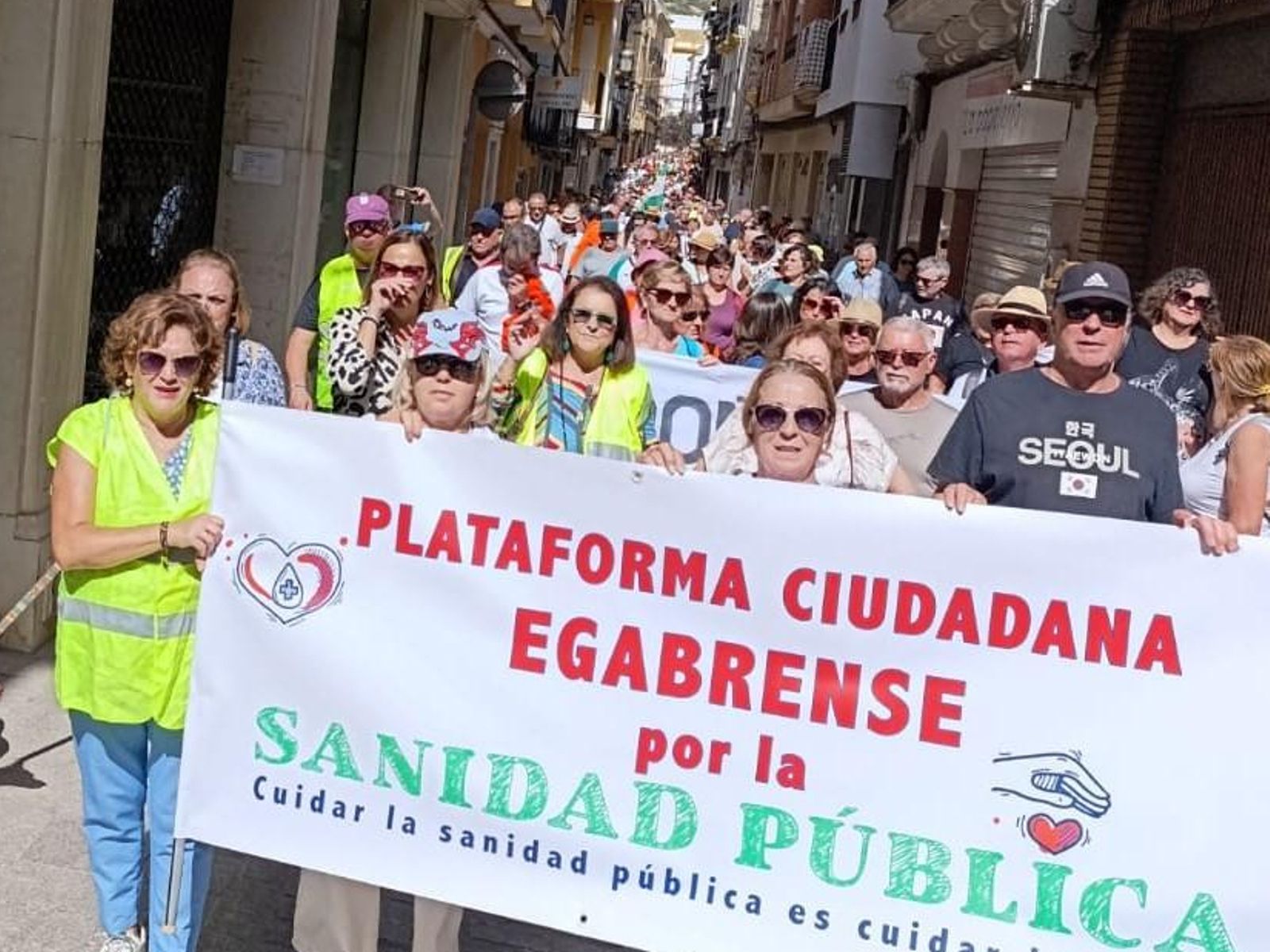 Recorrido de la manifestación por Cabra. Recorrido de la manifestación por Cabra.