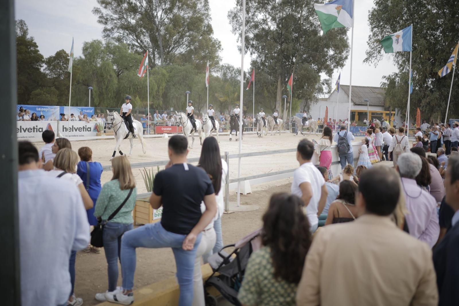 Feria del Caballo 2023: Así han sido las exhibiciones de las escuelas hípicas de Huelva