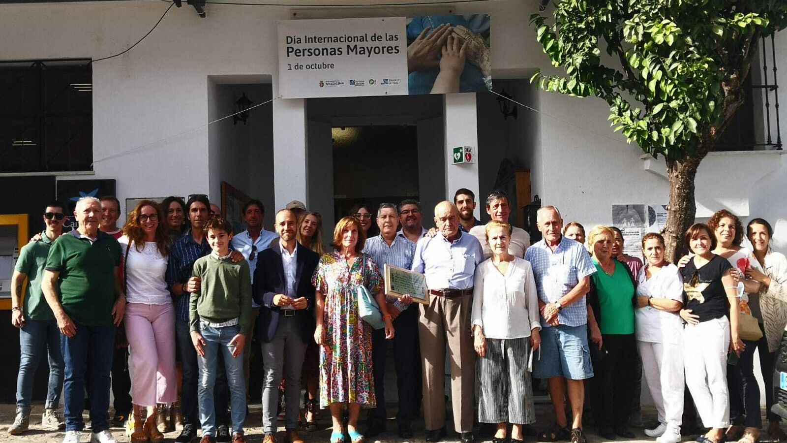 El otro homenajeado en el Día del Mayor, en Benamahoma.