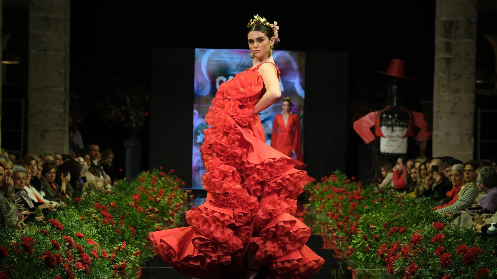 Desfile de Alejandro Andana en la Pasarela Flamenca Jerez Tío Pepe 2023
