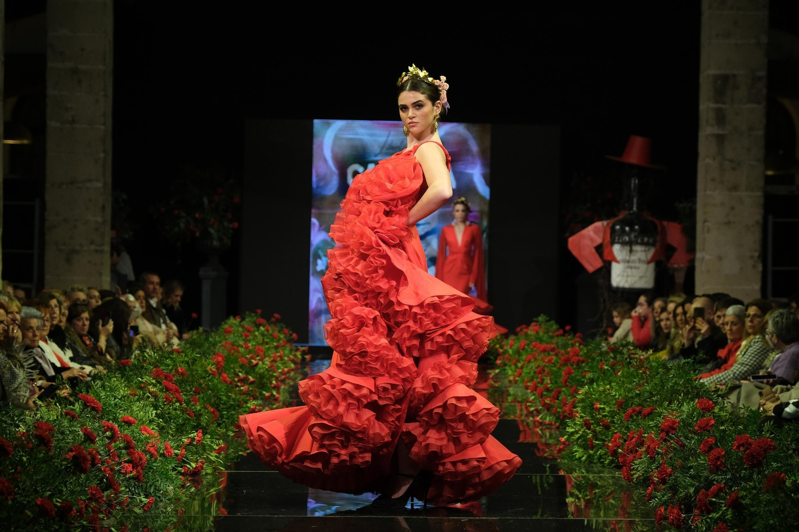 Desfile de Alejandro Andana en la Pasarela Flamenca Jerez Tío Pepe 2023