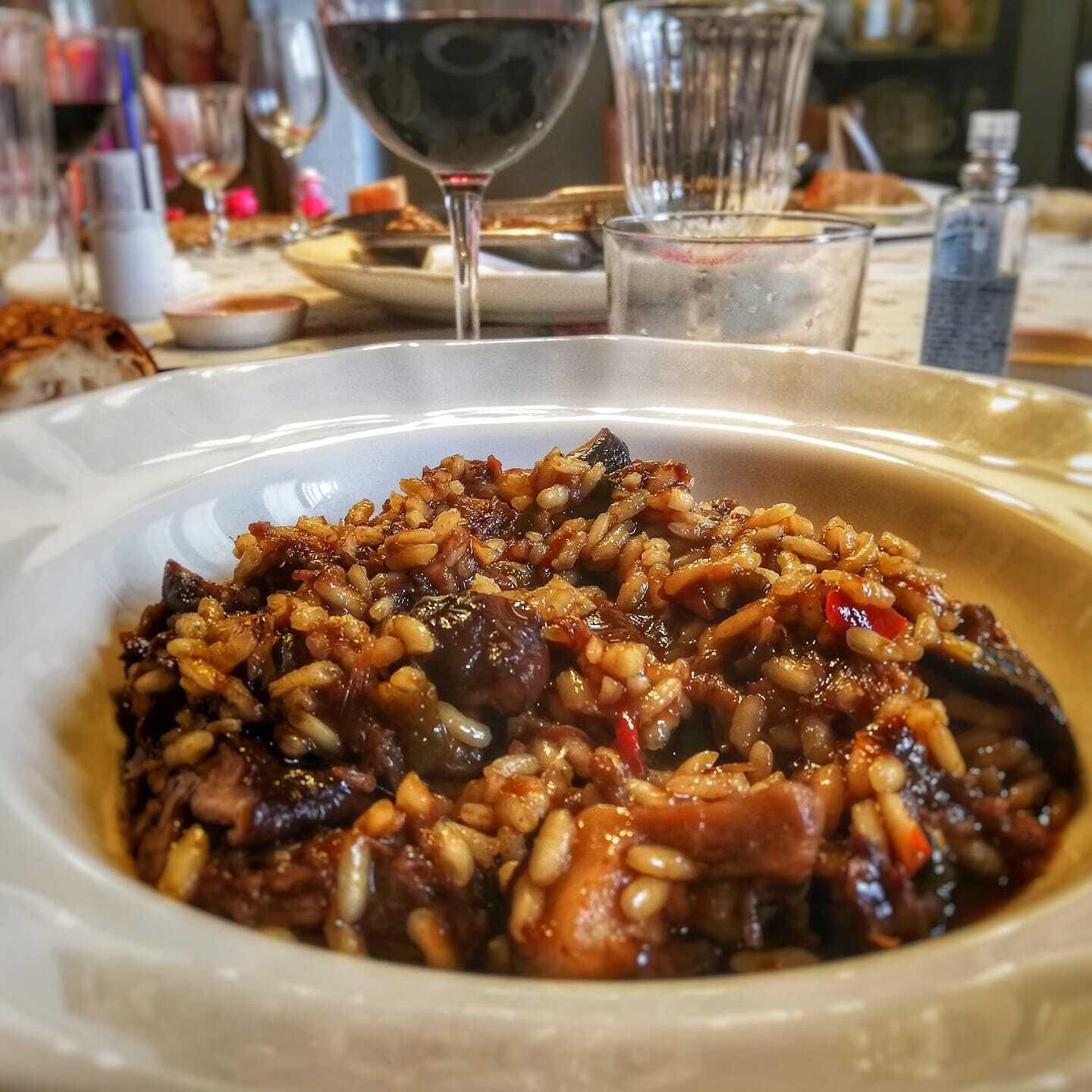 Arroz meloso de rabo de toro de Bodegas Campos