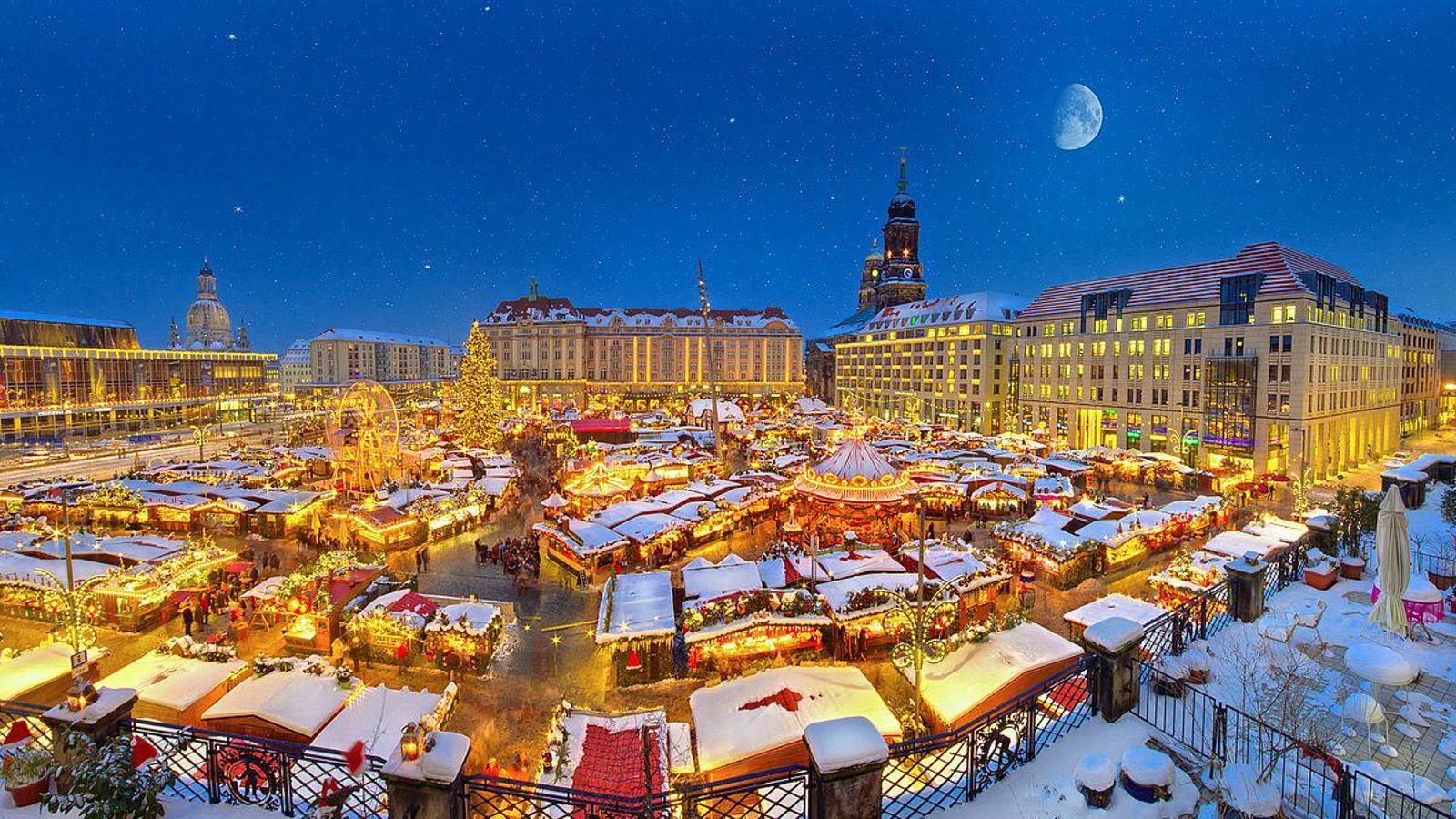 Mercadillo de Navidad en Dresden.