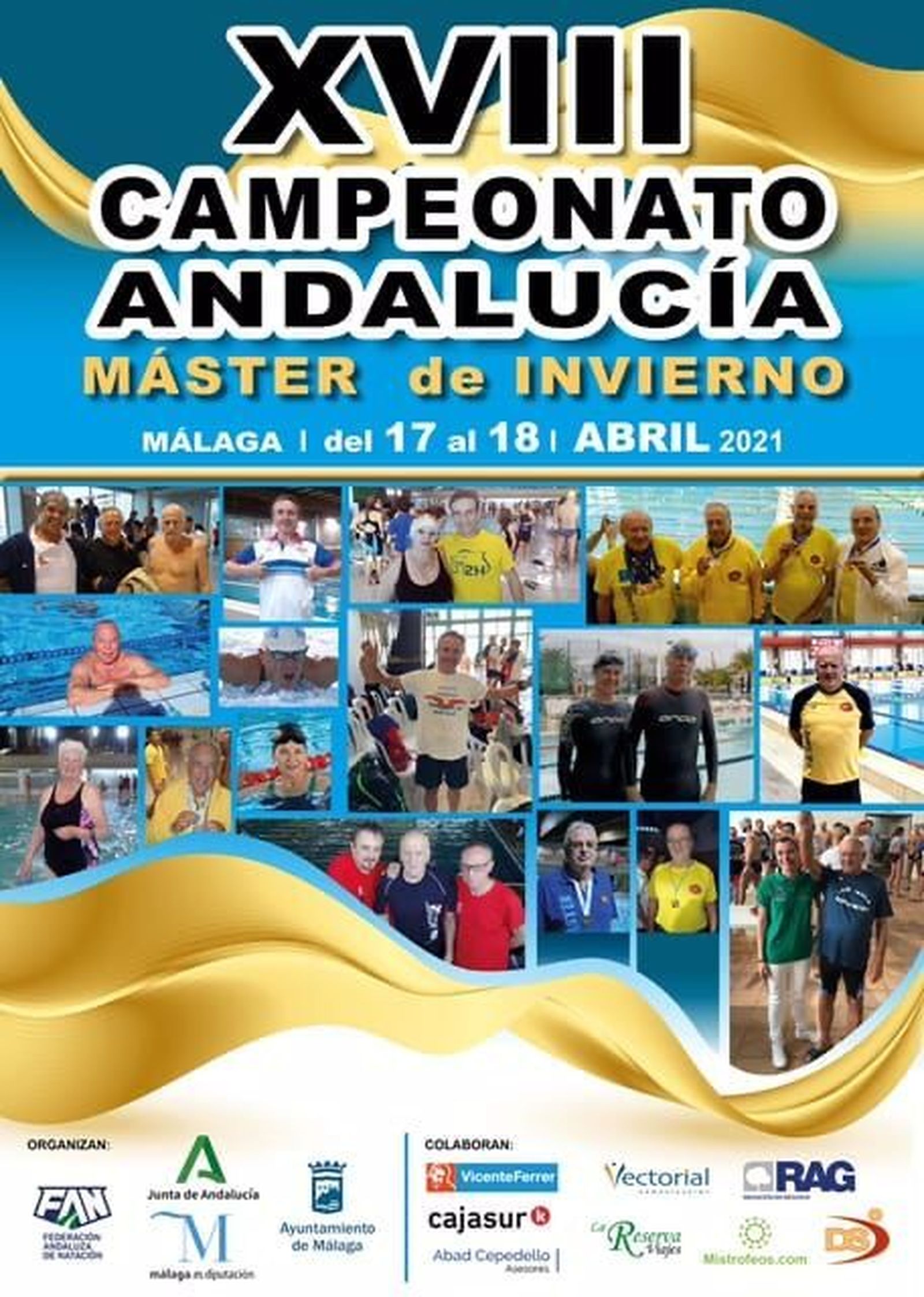 Cartel del Campeonato de Andalucía master.
