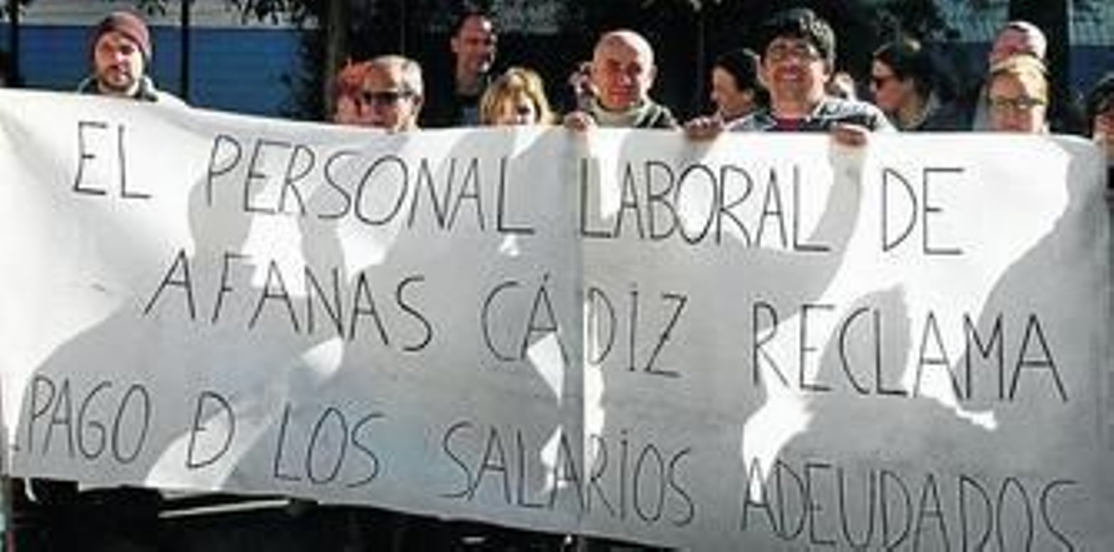 Los trabajadores de Afanas reclaman cobrar los salarios que se les adeudan desde hace varios meses.