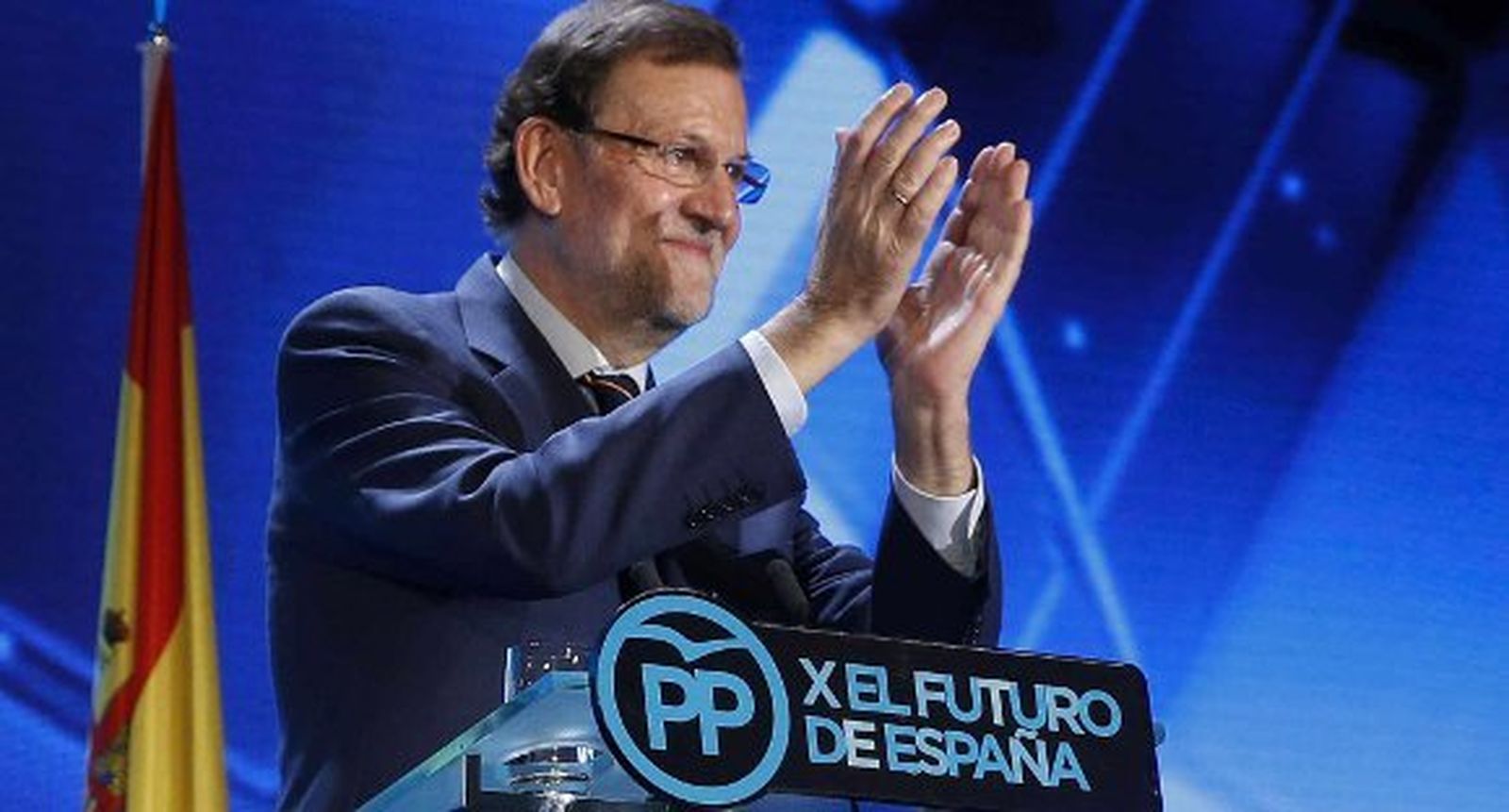 Rajoy inaugura la conferencia del PP arremetiendo contra el PSOE y Podemos