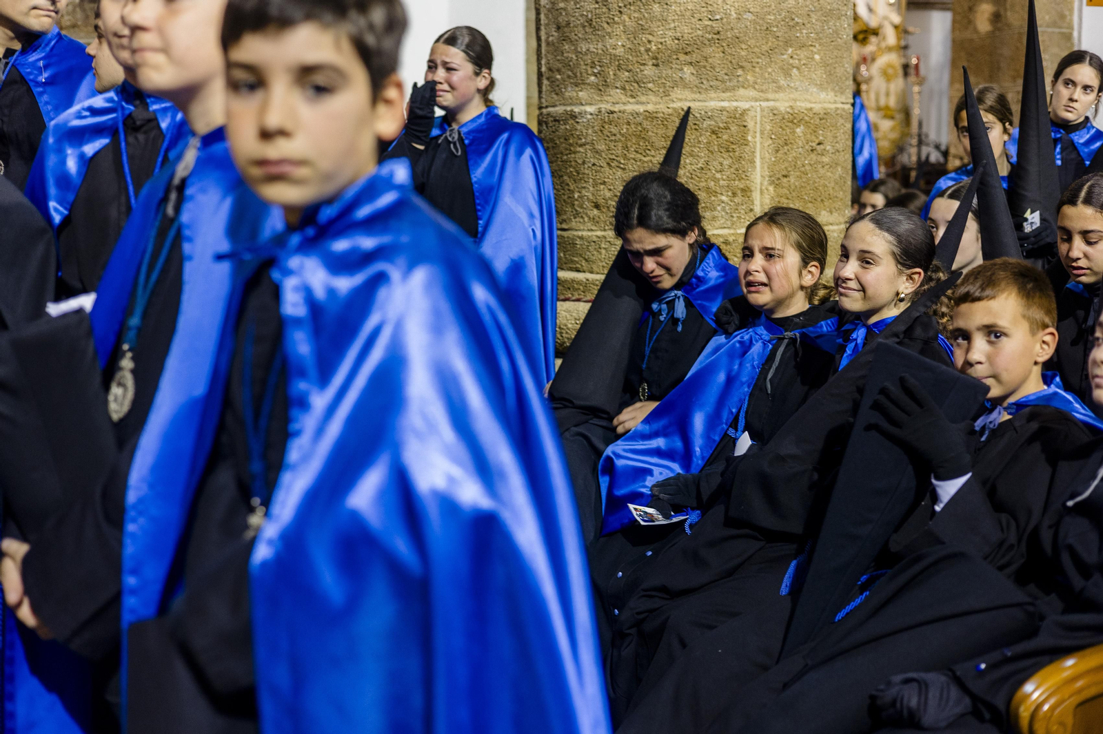 Las imágenes de la cofradía de Las Aguas este Miércoles Santo en la Semana Santa de Cádiz de 2024