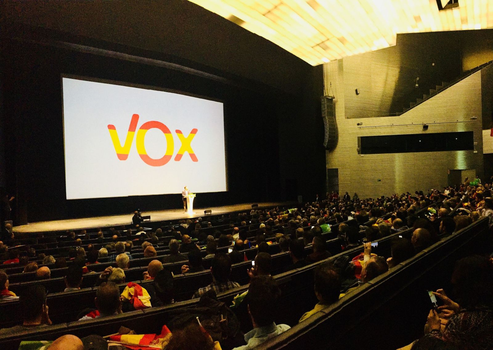 Presentación de la candidatura de Vox a las elecciones andaluzas en Sevilla