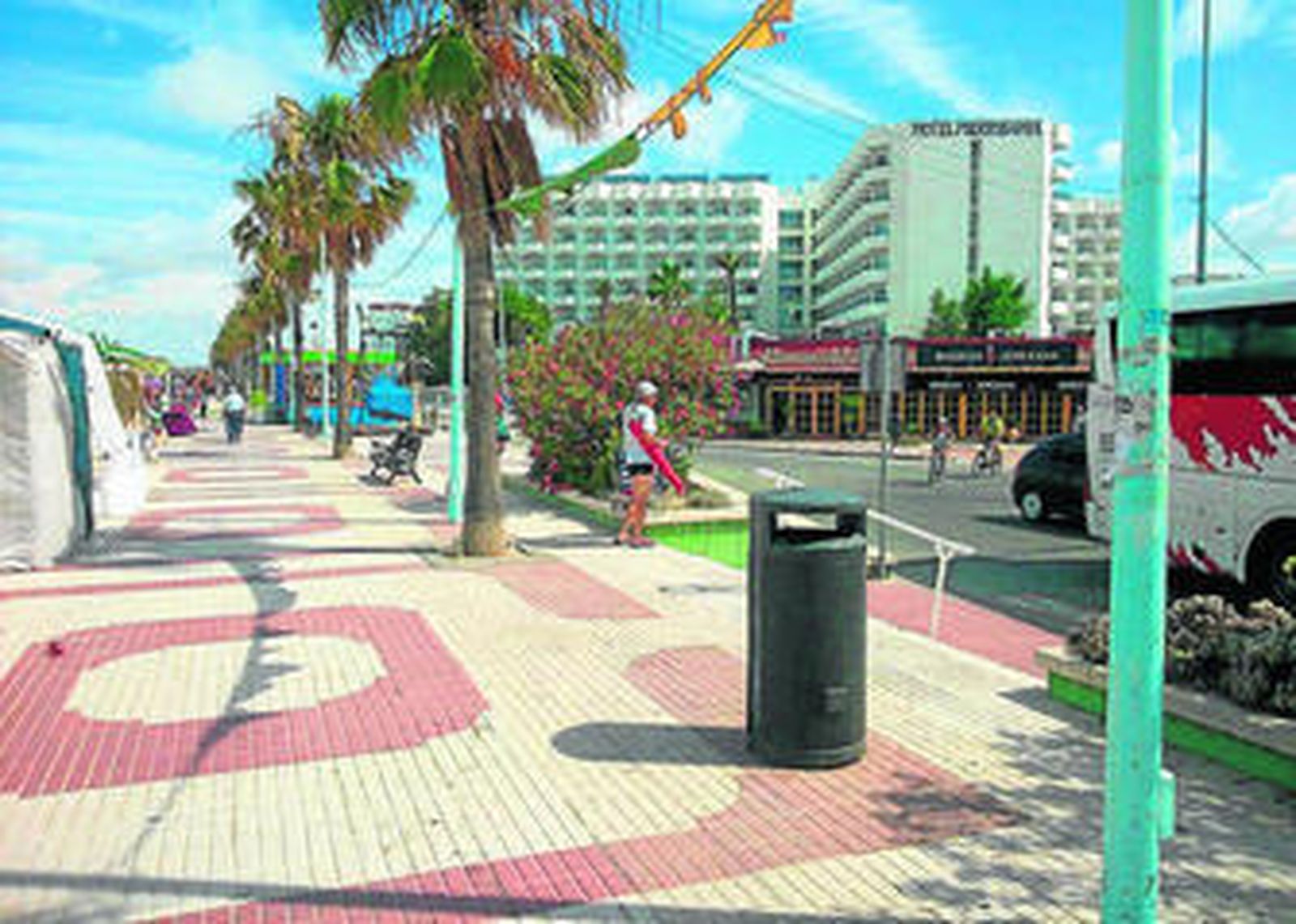 Una imagen de Valdelagrana, que este verano está sufriendo varias plagas de insectos.