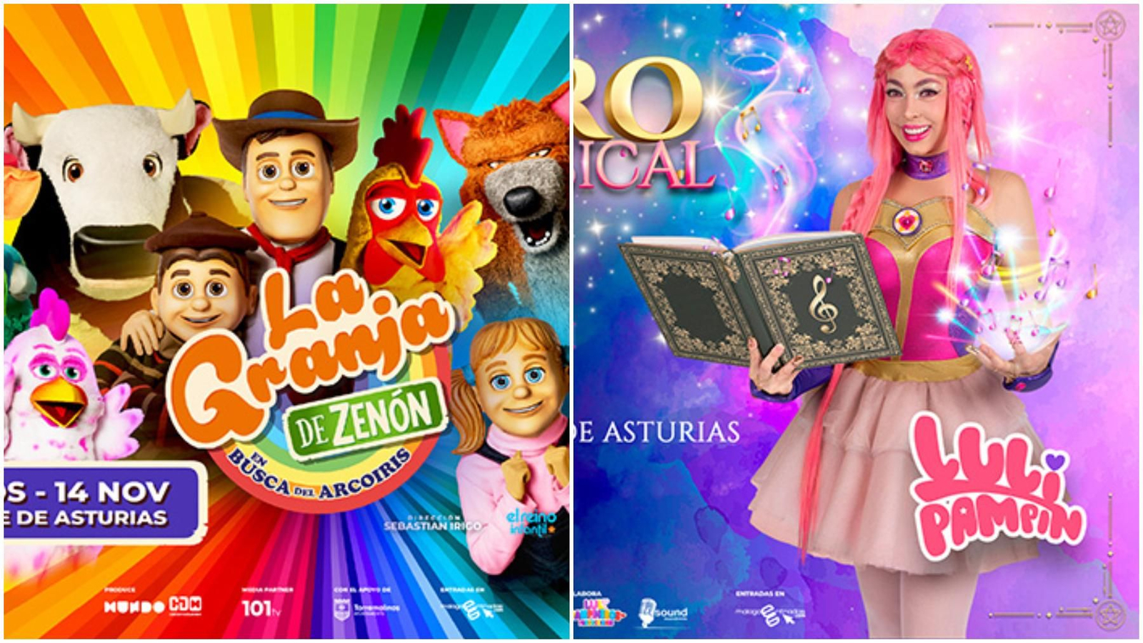 La Granja de Zenón y Luli Pampín.