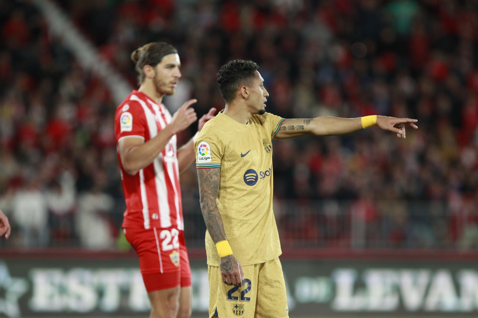 Imágenes de la victoria de la U.D. Almería ante el F.C. Barcelona