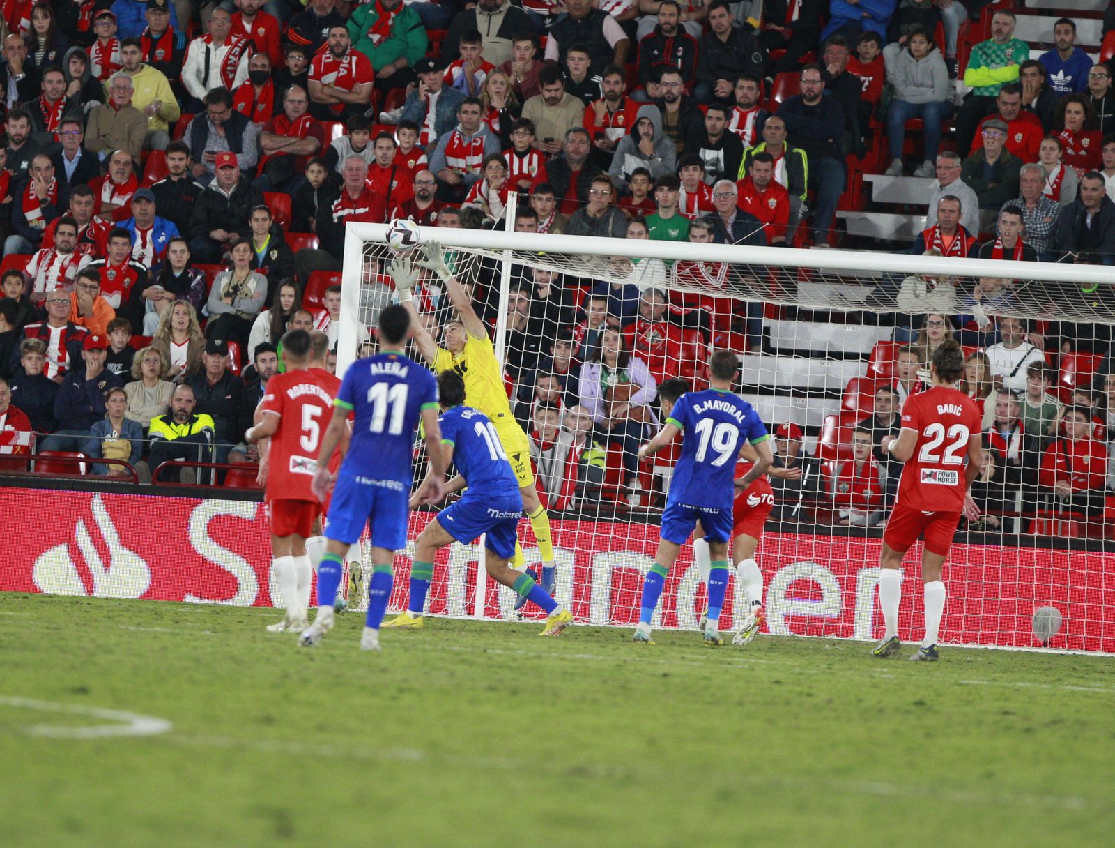 Imágenes del partido de fútbol U.D. Almería-Getafe C.F.