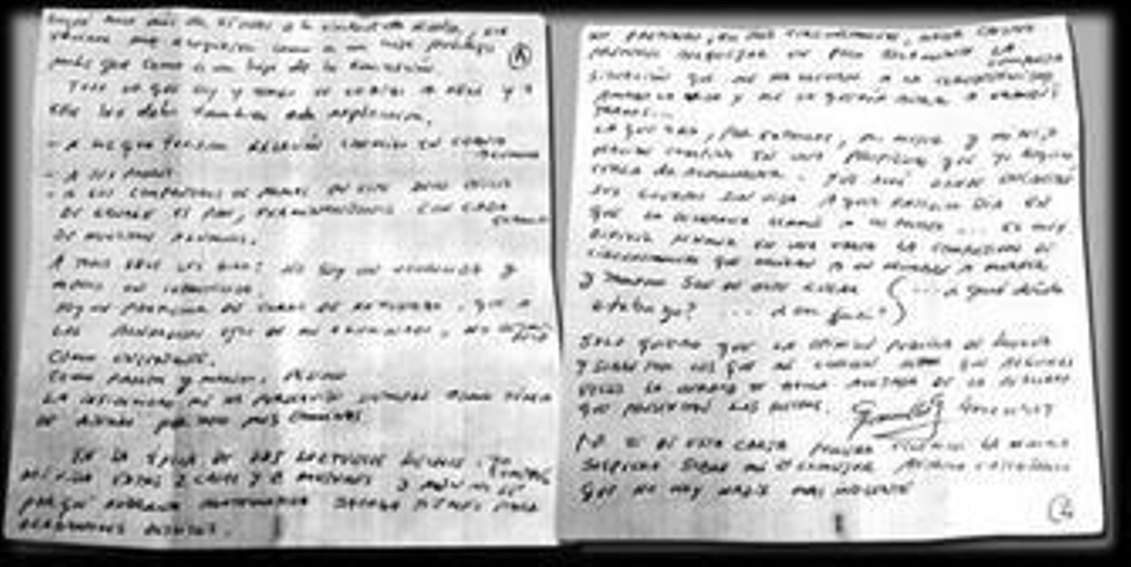 Carta que el acusado remitió al diario Odiel Información en 2011, en la que reconoce que él encontró los cadáveres de Carmen y Antonio.