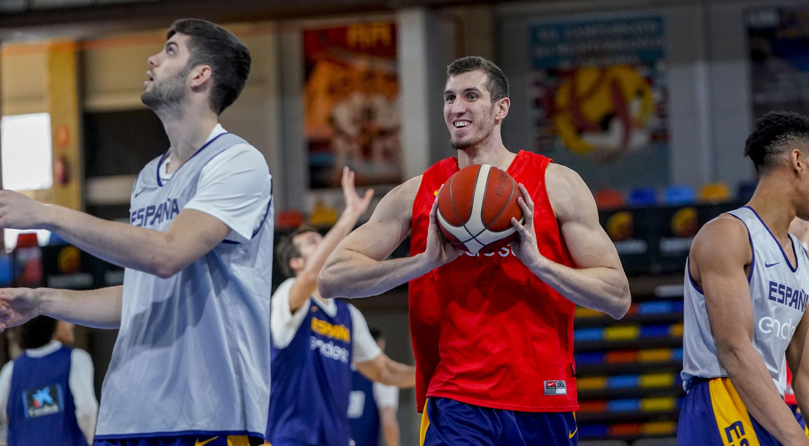 Rubén Guerrero, Darío Brizuela y Alberto Díaz, a las órdenes de Scariolo